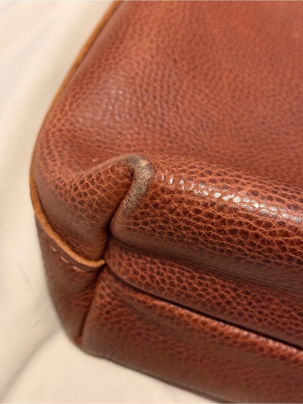 Portland Leather Goods “Nutmeg” Mini Crossbody Tote - Picture 5 of 8